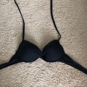 Victoria’s Secret black bikini top size 34B